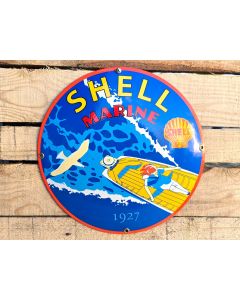 Shell Marine - Vintage Emaljskylt