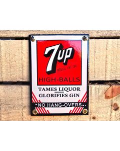 7up high-balls Emaljskylt