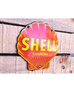 Shell Gasolina Mussla 15x15cm emaljskylt