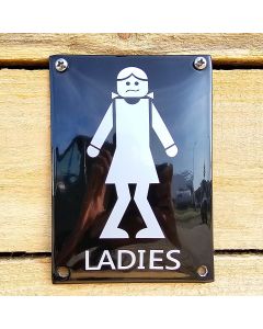 Ladies emaljskylt