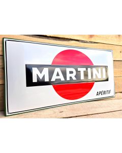 Enamel sign Martini apéritif