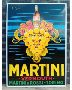 emaljskylt Martini - vermouth & rossi - torino
