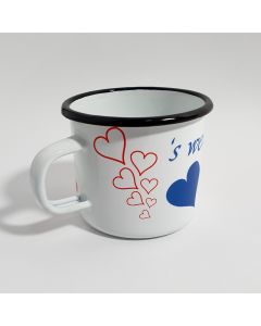 Emalj kära mamma mugg