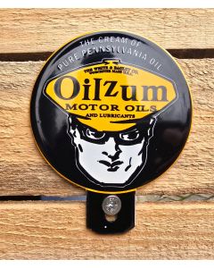 Emaljsköld Oilzum motor oil