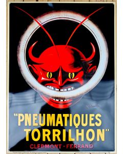Pneumatiques Torrilhon emalj skylt