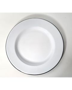 Servis emaljplattor set 6