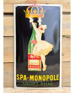 Emaljskylt Spa-Monopole source reine