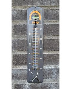 Emaljtermometer Dad's garage