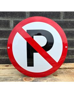 Ingen parkering "P"