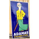 Emalj reklamskylt Adamas Cigarettes BIG