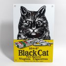 Emalj reklamskylt Black Cat