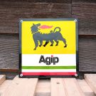Emaille bord Agip