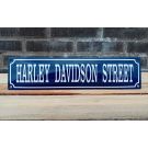 Harley Davidson street Blä