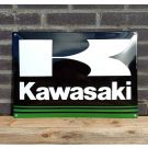 Kawasaki emaljskylt