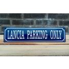 Lancia parking only