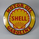 Shell platt emaljskylt