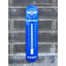 Thermometer Hanomag Dienst 6,5x30cm Emaille
