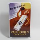 Emalj reklamskylt Van Houten