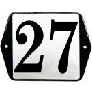 Husnummer Platt modell öra - 27
