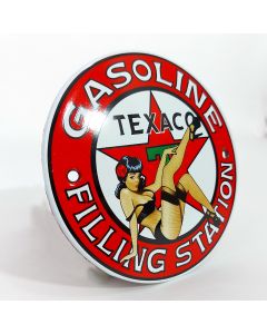 Texaco Gasoline Filling Station