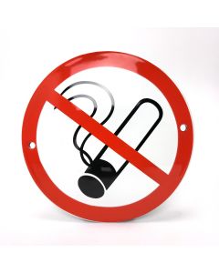 Skylt för rökförbud