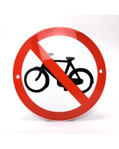 Cykelförbudsskylt