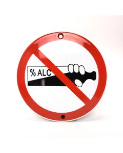 Alkoholförbudsskylt