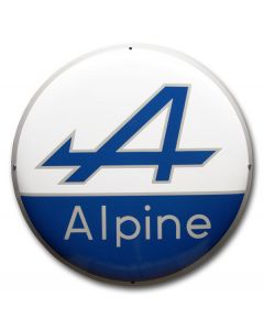 Alpine emaljskylt