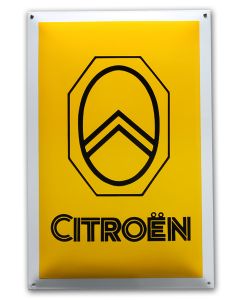 Citroën rektangulär gul