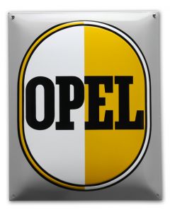 Opel emalj vit/gul