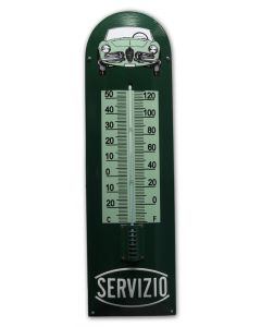 Emaljtermometer Servizio grön Alfa Romeo