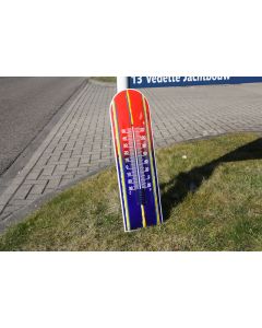 Emaljtermometer färgstark / färgad bakgrund