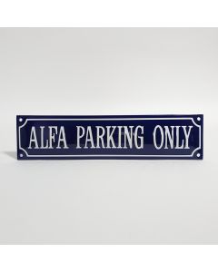 Alfa parking only
