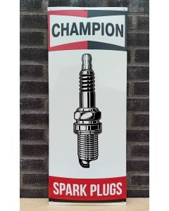 Champion spark plugs emaljskylt