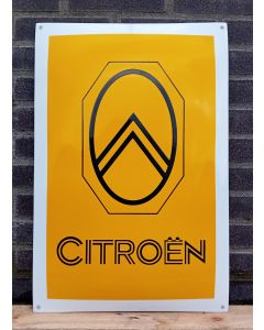 Citroën rektangulär gul