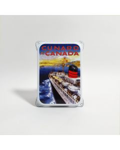 Cunard Canada nostalgisk emalj