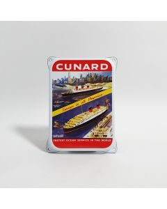 Cunard fastest nostalgisk emalj
