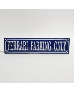 Ferrari Parking Only BLÅ