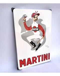 Martini Jockey emaljskylt