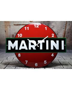 Emaljklock Martini