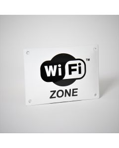 Wifi zone 14x10 cm