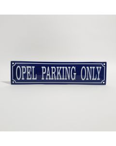 Opel parking only