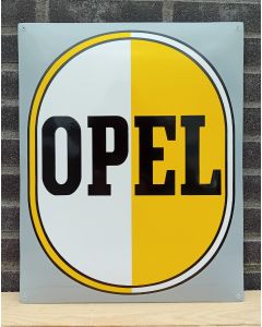 Opel emalj vit/gul