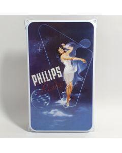 Emalj reklamskylt Philips