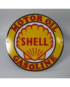Shell platt emaljskylt