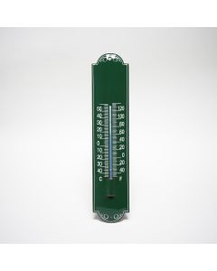 Termometer Grön/Kräm med dekoration