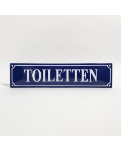 Toiletten straatnaambord