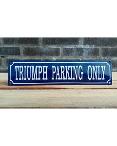 Triumph parking only