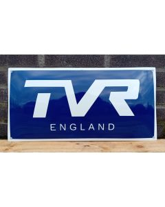 TVR England emaljskylt