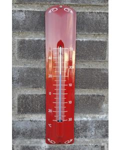 Termometer deco röd
